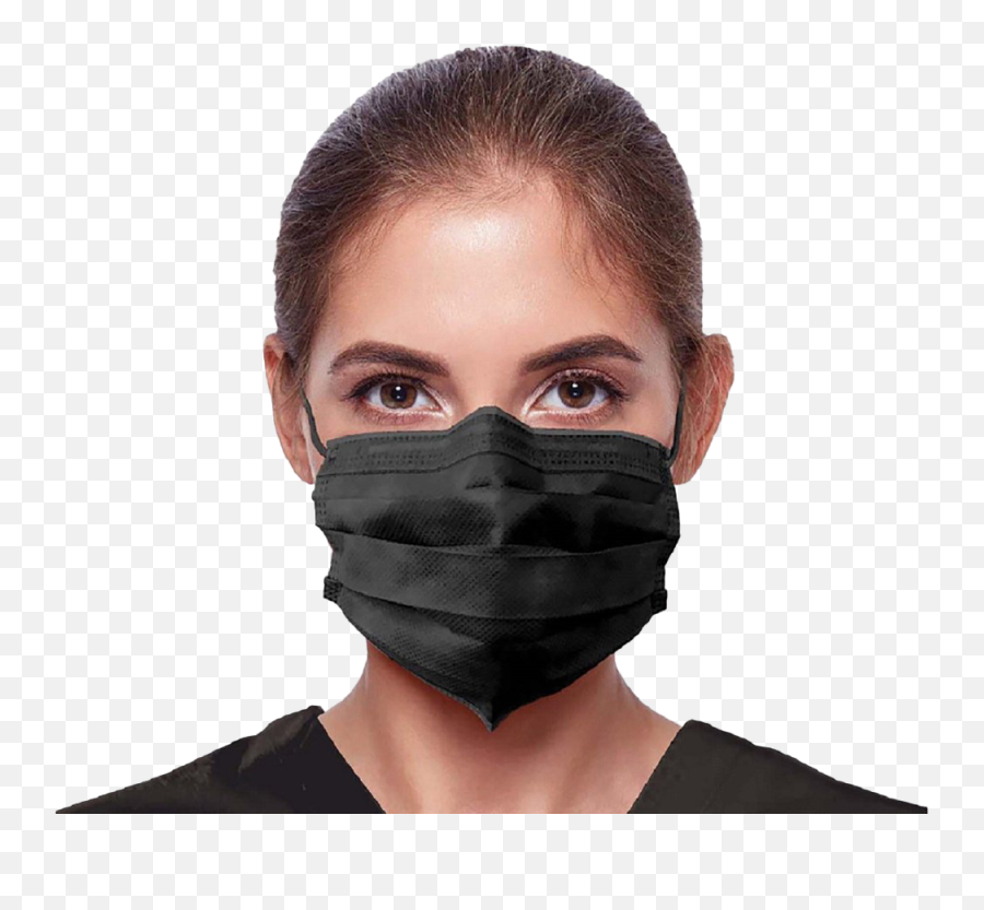 Black Medical Face Mask Png Free - Black Medical Face Mask Png Emoji,Face Mask Png