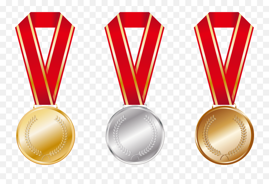 Gold Silver And Bronze Medals Clipart Free Download - Gold Medal Clipart Emoji,Gold Clipart