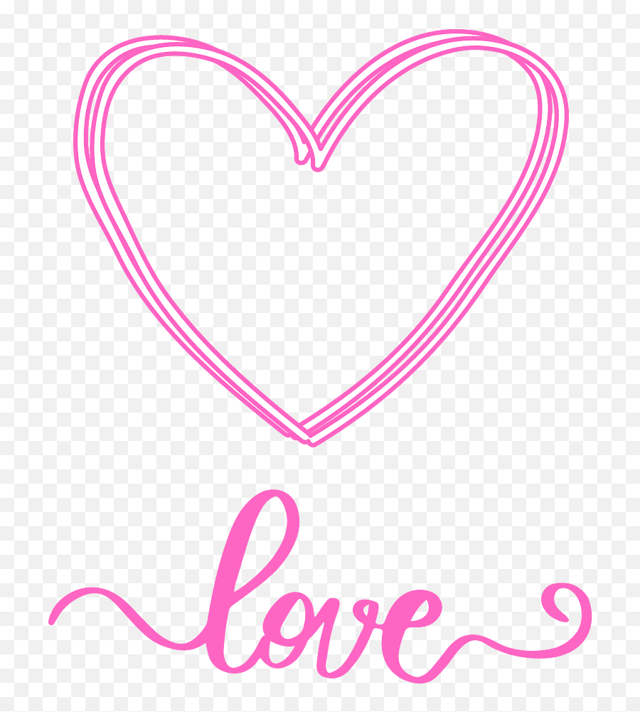 Pink Heart Love Transparent Png - Stickpng Emoji,Pink Hearts Transparent