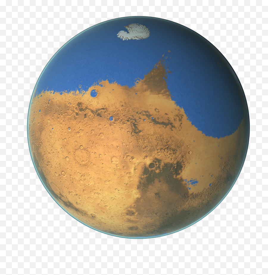 Water On Mars - There Life On Mars Before Emoji,Mars Png
