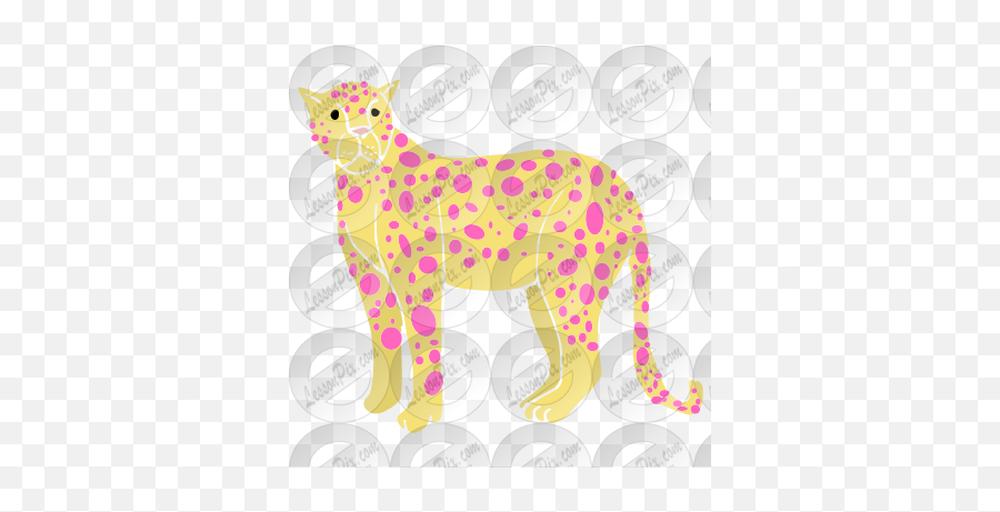 A Leopard Cant Change His Spots Stencil For Classroom - Dot Emoji,Leopard Clipart