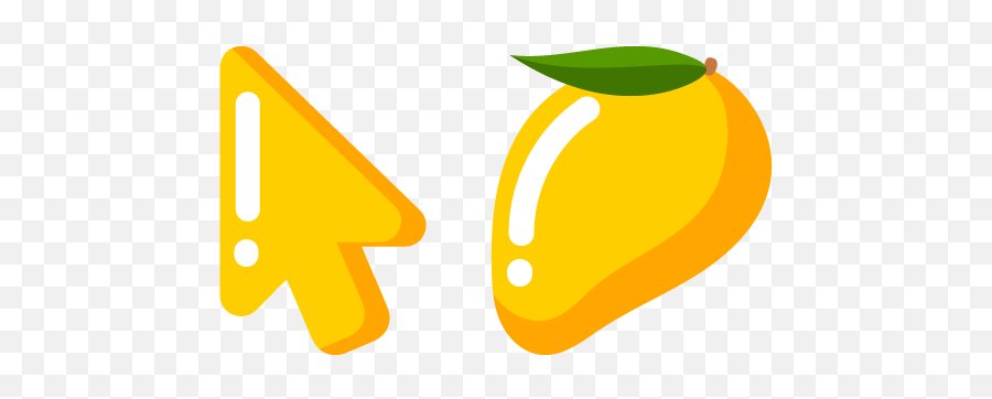 Minimal Mango Cursor U2013 Custom Cursor - Ice Cream Cursor Emoji,Minimal Logo