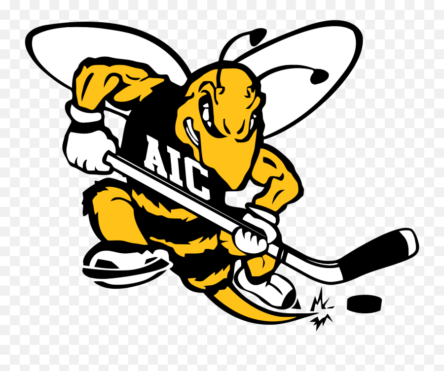 American International Yellow Jackets Hockey - Google Search Yellow Jackets American International College Logo Emoji,Yellow Logos