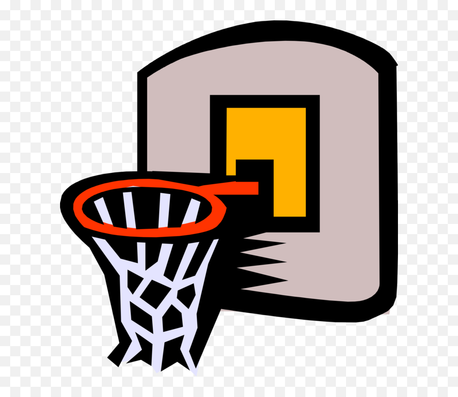 Basketball Court Clipart - Basketball Hoop Transparent Cartoon Emoji,Clipart Basketball