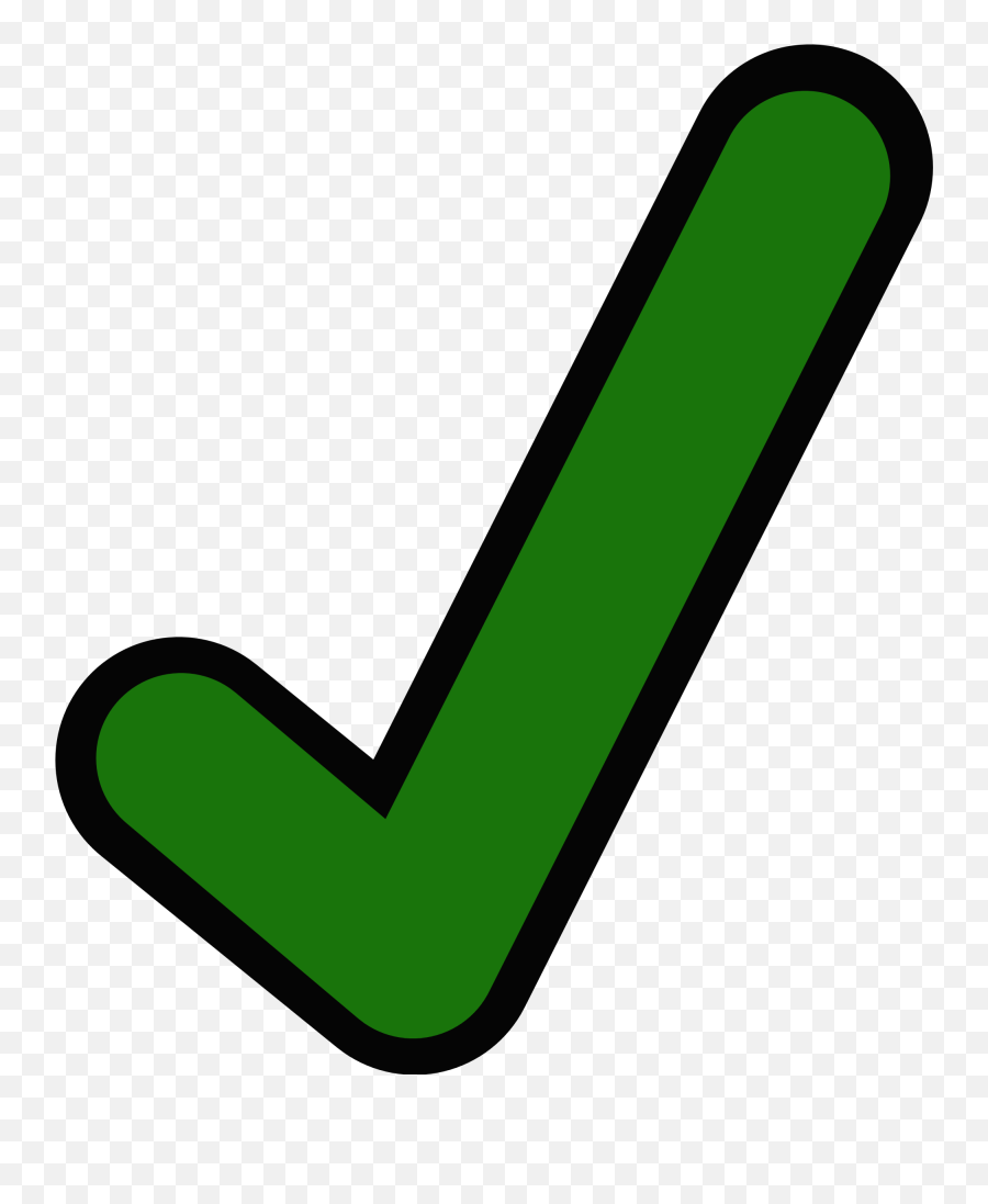 Green Check Red X Png Transparent - Clip Art Emoji,Red X Png