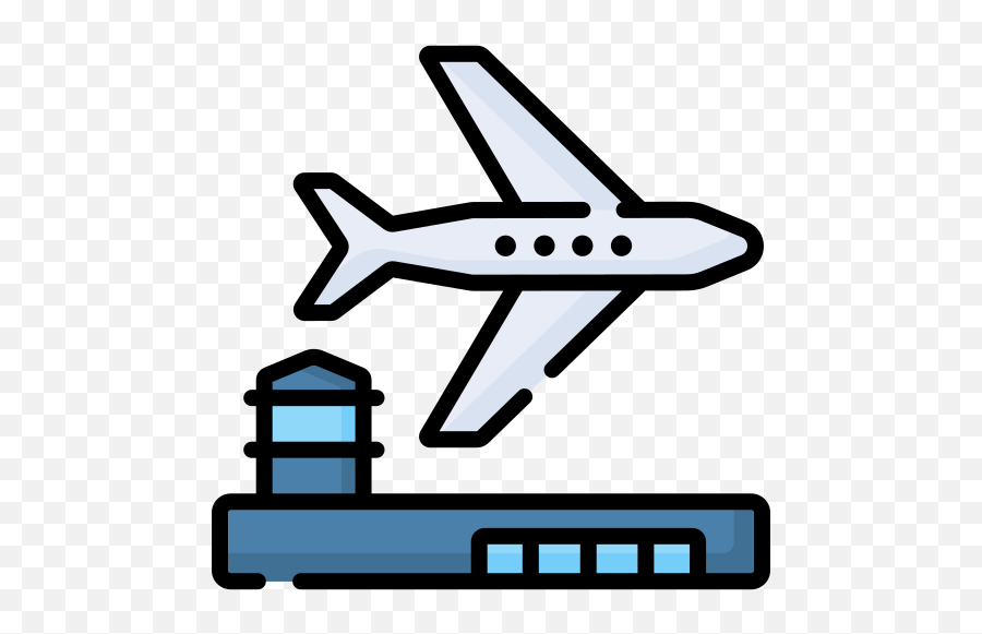 Airport Free Vector Icons Designed - Airplane Emoji,Osaid Logo