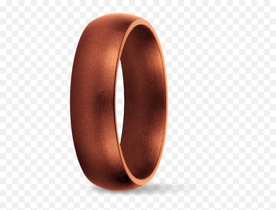 Copper Metallic - Metallic Silicone Rings Emoji,Wedding Ring Png