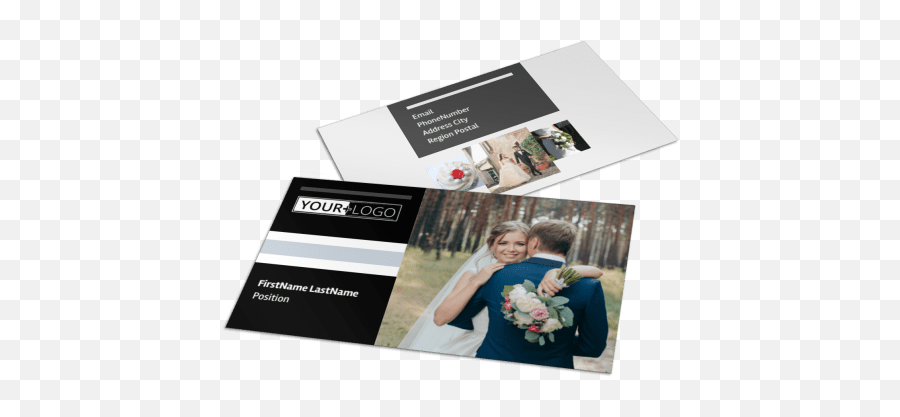 Wedding Planners Business Card Template Mycreativeshop - Horizontal Emoji,Event Planning Logo