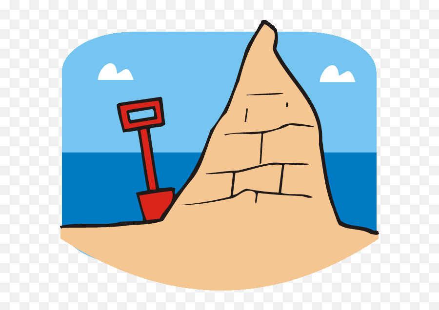 Sand Castle Clipart Clipart - Wikiclipart Animated Sand Castle Emoji,Castle Clipart