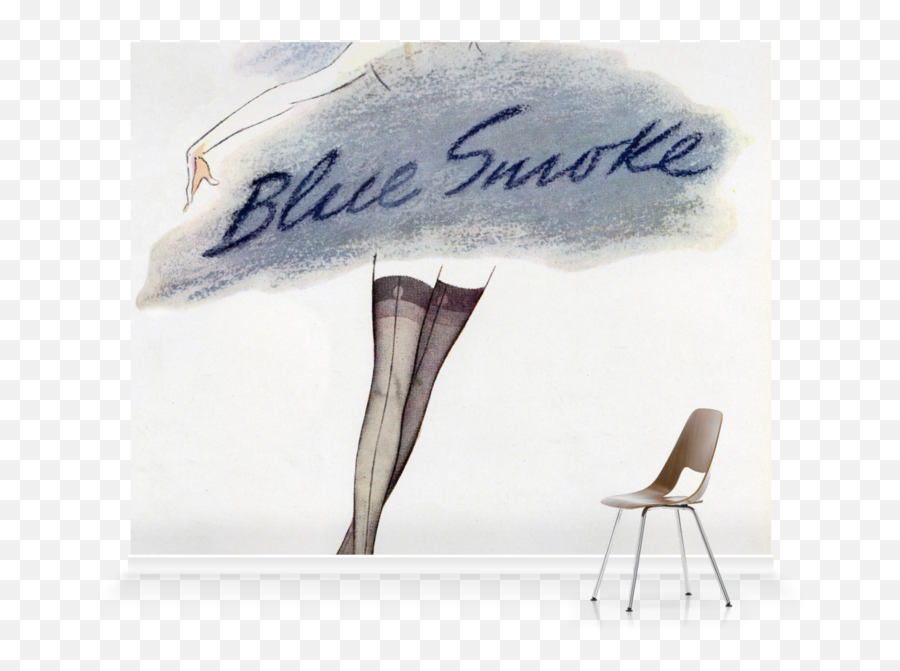 Blue Smokeu0027 Wallpaper Mural Surfaceview - Tulle Emoji,Blue Smoke Png
