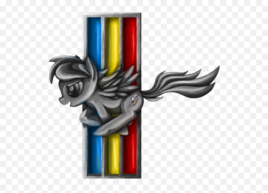 Friendship Is Magic - My Little Pony Mustang Emoji,Mlp Logo
