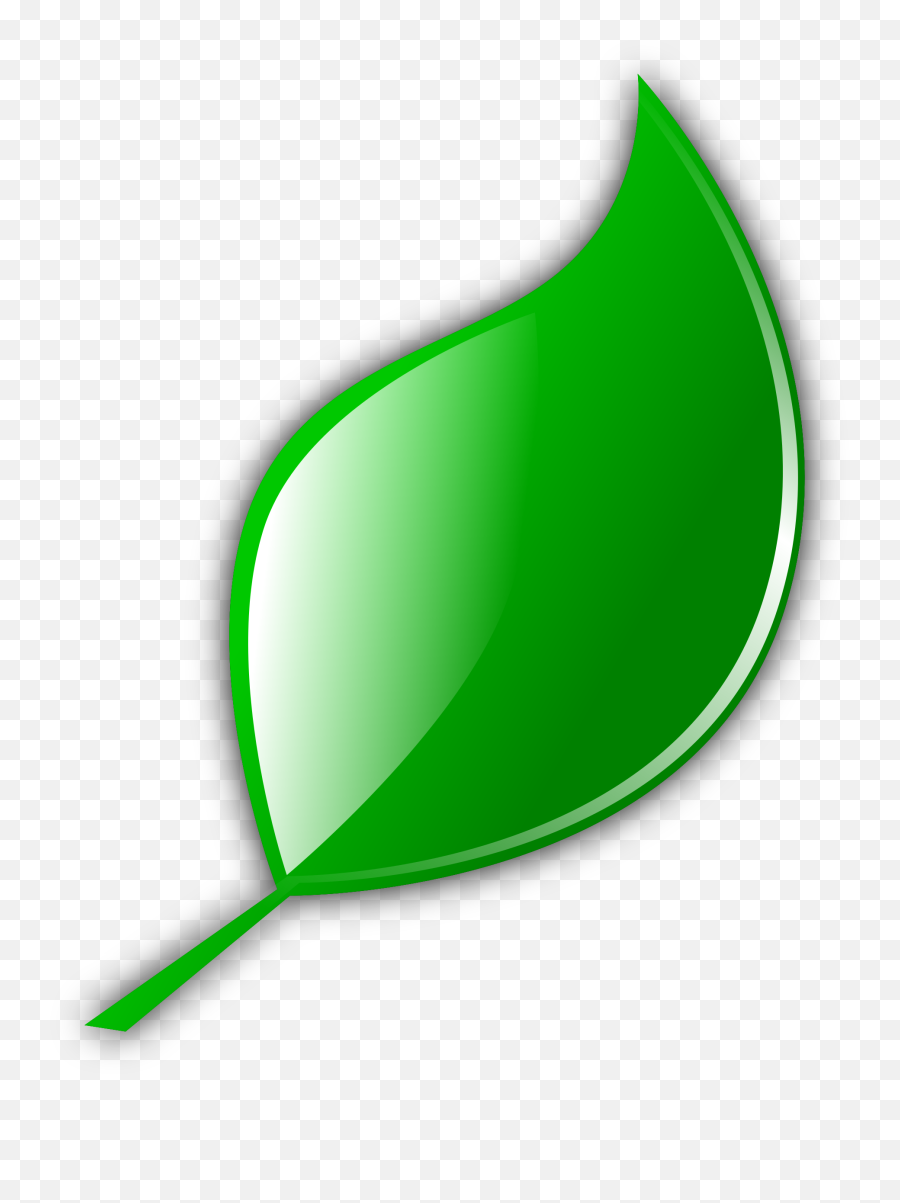 Jungle Leaves Clipart - Cartoon Leaf Transparent Emoji,Jungle Leaf Clipart