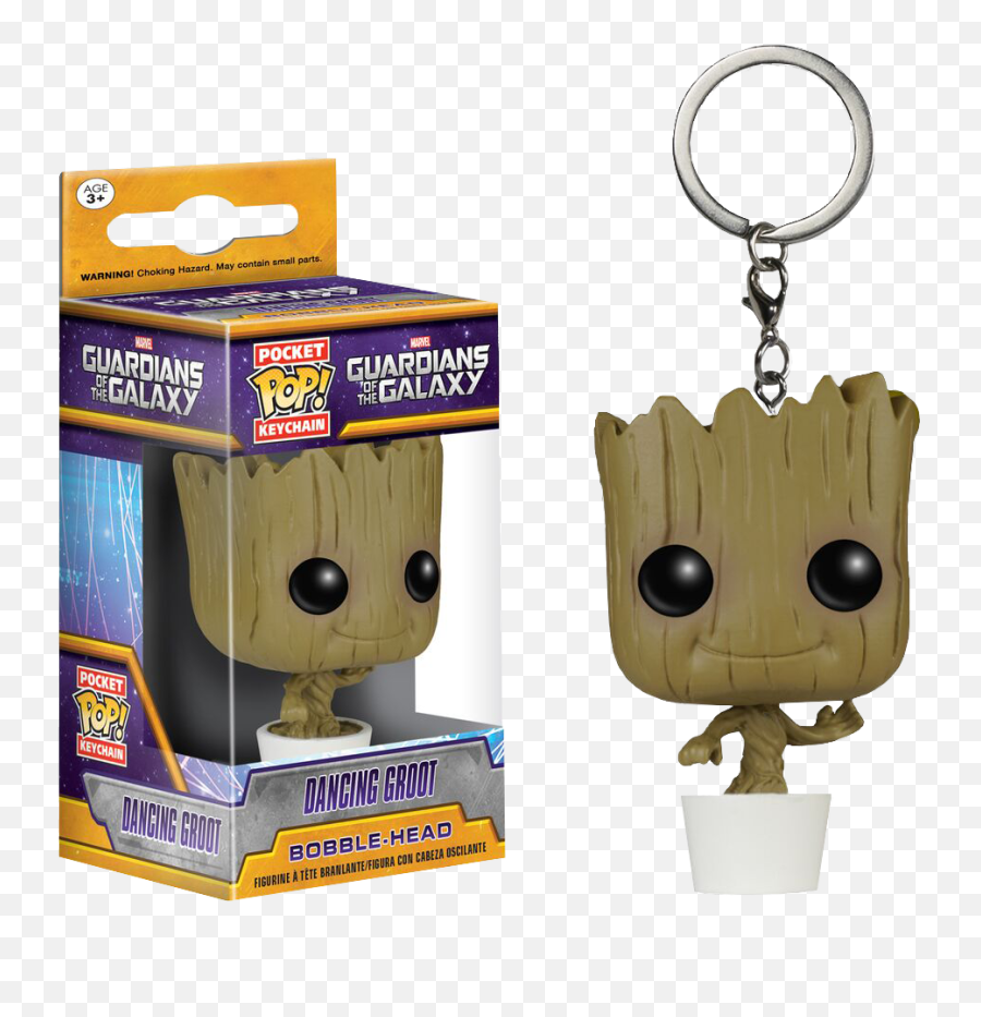 Guardians Of The Galaxy Pop Keychain - Baby Groot Funko Pop Funko Pop Keychain Dancing Groot Emoji,Groot Png