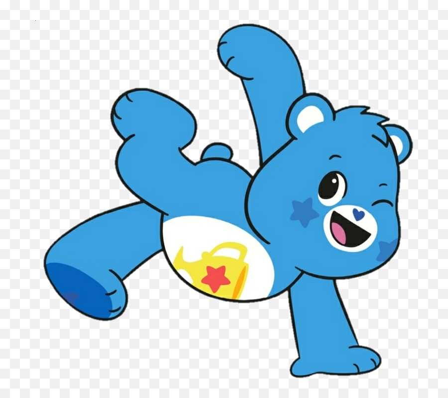Care Bears - Grumpy Bear Champ Bear Emoji,Care Bear Clipart