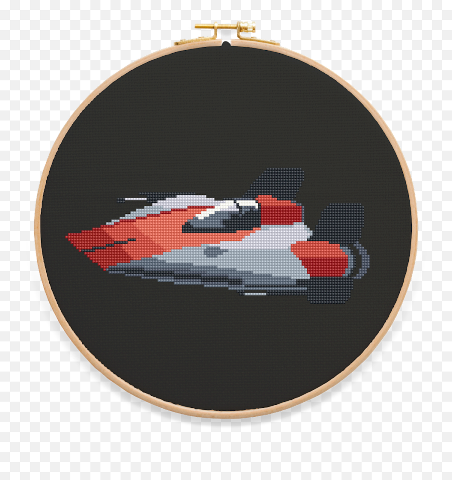 Ghost Ship Cross Stitch Design - Stitchering Emoji,Star Wars Ship Png