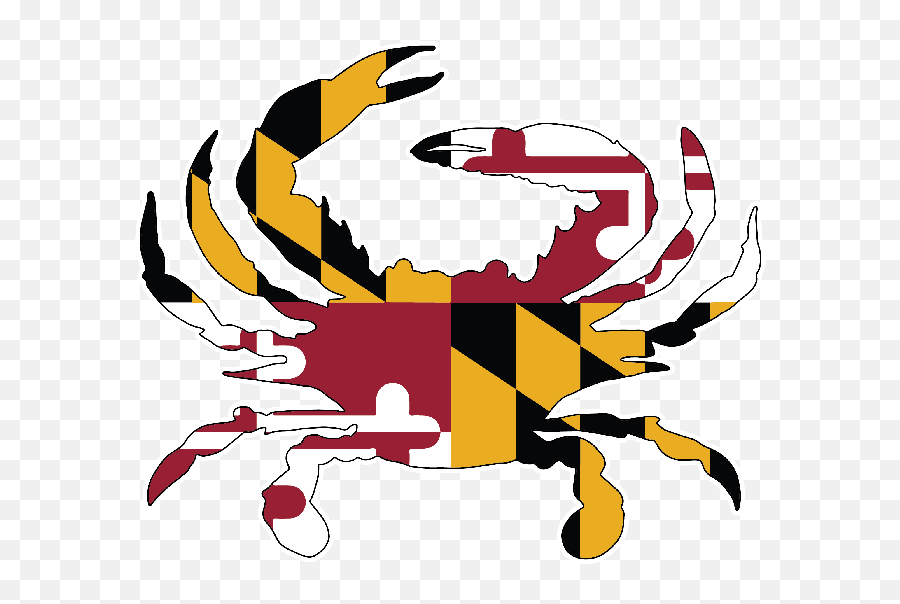 Maryland Flag Crab Die - Maryland Flag Crab Emoji,Maryland Flag Png
