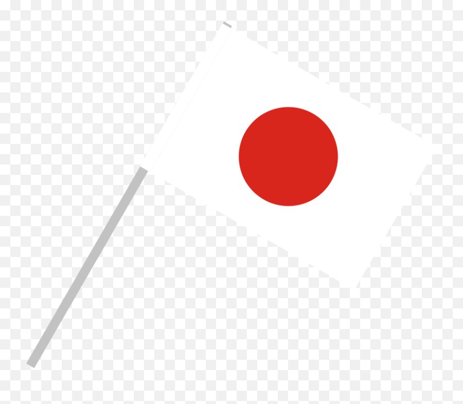 Flag With Flagpole Tunnel - Japan Flag With Pole Hd Png Japanese Flag With Pole Emoji,Pole Png