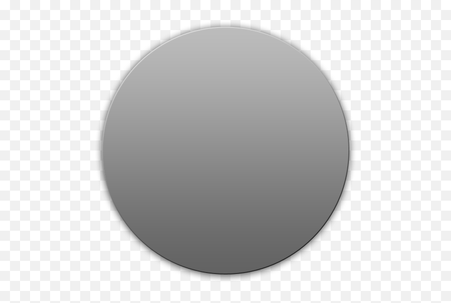 Download Circle Chanfer - Circular Grey Button Png Emoji,No Circle Png