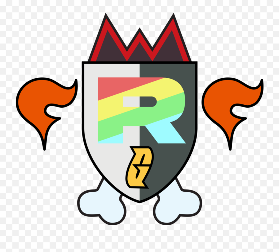 Team Rocket Logo Png - Team Rainbow Rocket Logo Emoji,Team Rocket Logo
