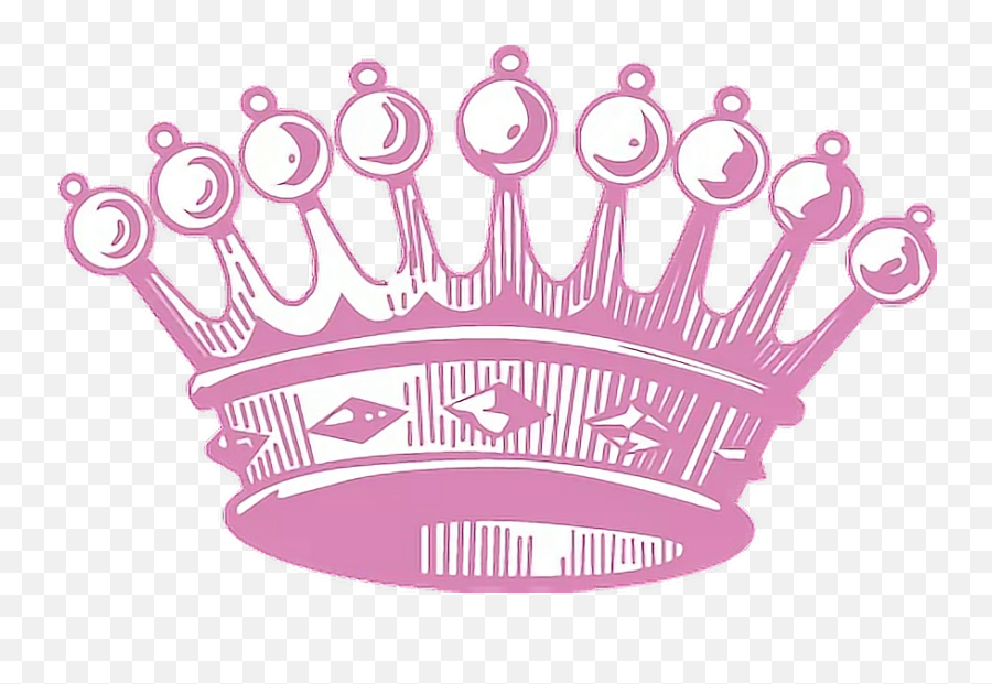 Crown Girl Princess Queen Pink Sticker By Snowflakes Emoji,Teen Clipart