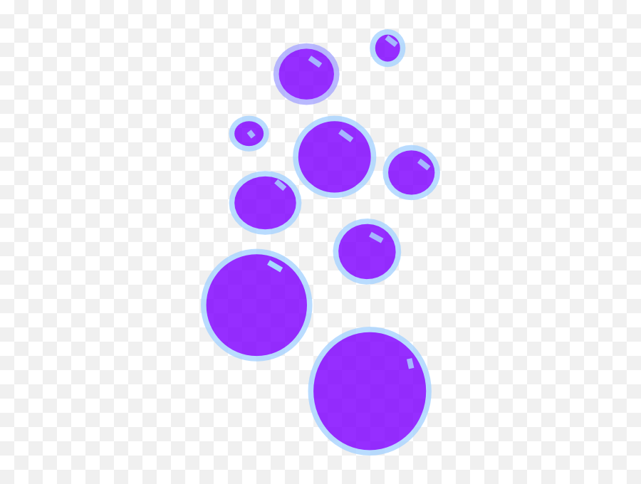 Bubbles Clip Art At Clkercom - Vector Clip Art Online Purple Bubbles Clipart Emoji,Bubble Clipart
