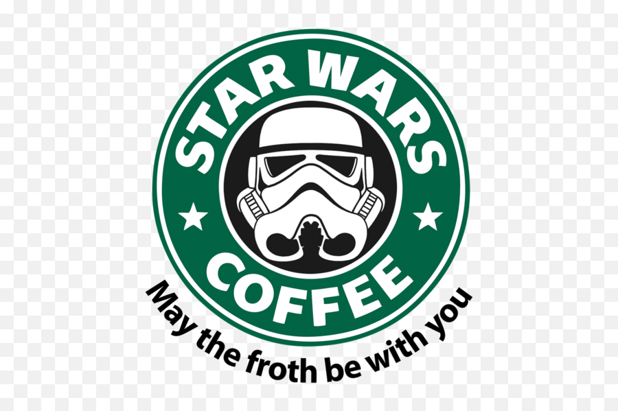 Home Décor Items Star Wars Stormtrooper - Star Wars Coffee Emoji,Original Starbucks Logo