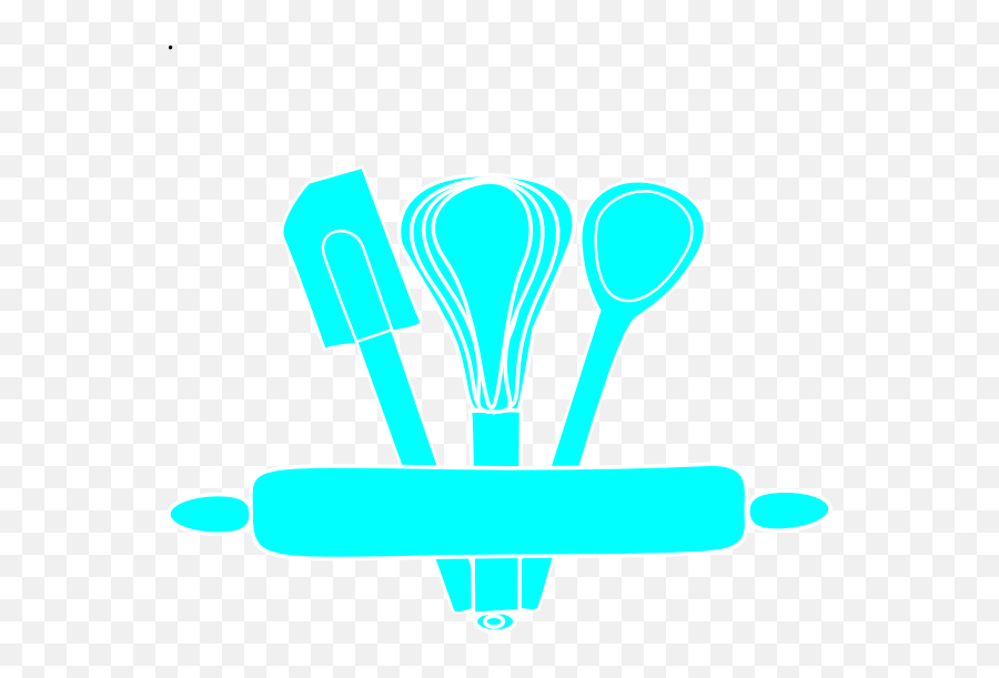 Blue Kitchen Utensils Clip Art At Clkercom - Vector Clip Emoji,Wisk Clipart