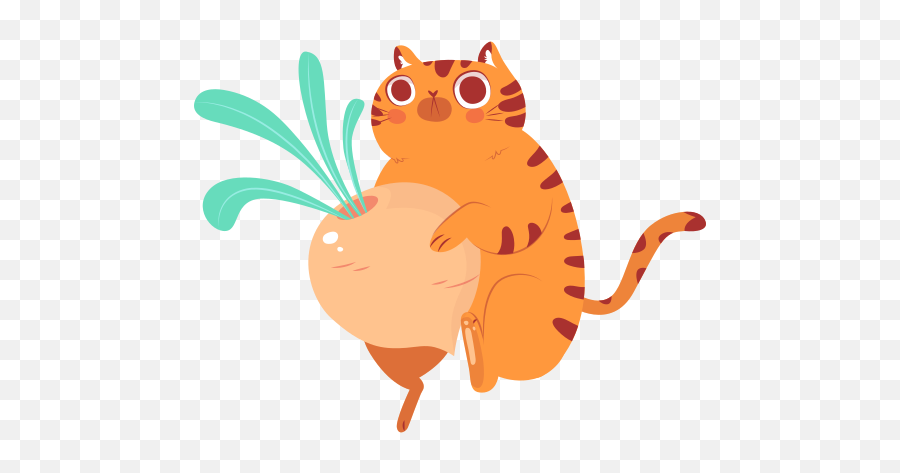 Turnip Stickers - Free Food And Restaurant Stickers Emoji,Cat Food Clipart