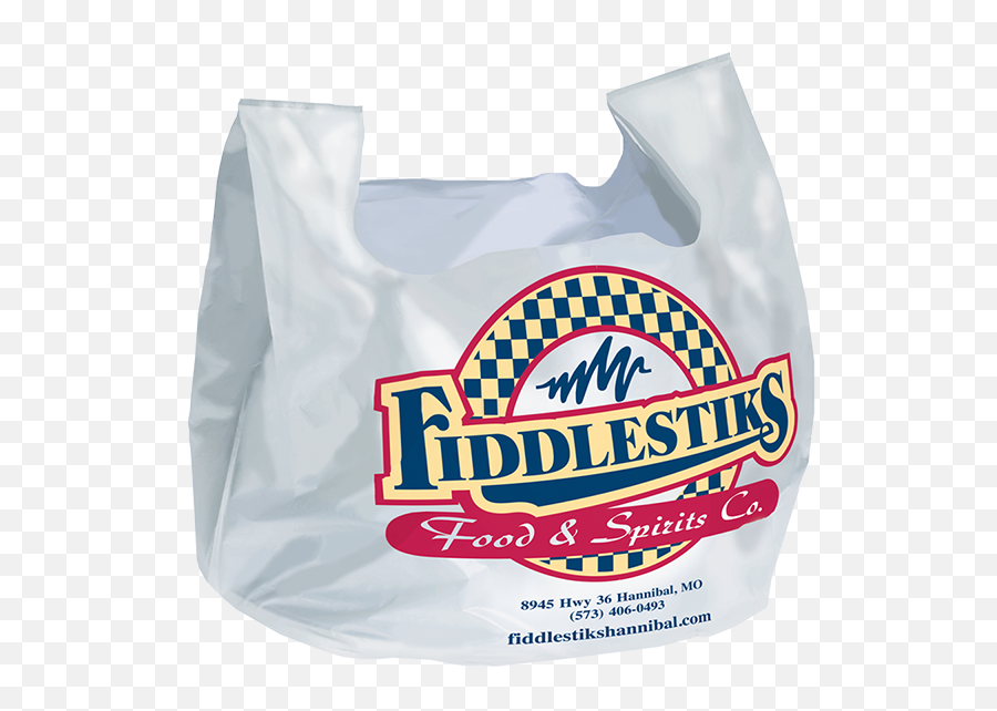 Restaurant Bags Take Out Bags Carry Out Bags Made In Usa - Restaurant Carry Bag Design Emoji,Transparent Bag