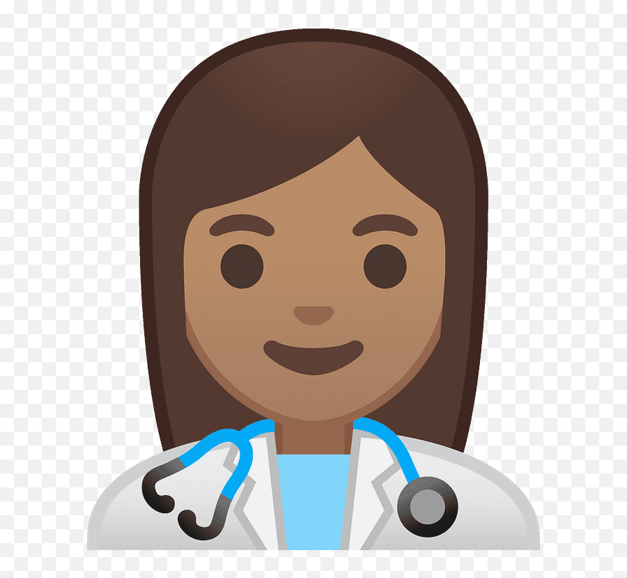 Woman Health Worker Emoji Clipart - Health Worker Clipart,Healthcare Clipart