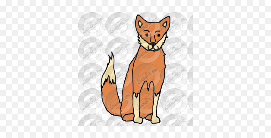 Fox Picture For Classroom Therapy Use - Great Fox Clipart Red Fox Emoji,Fox Clipart