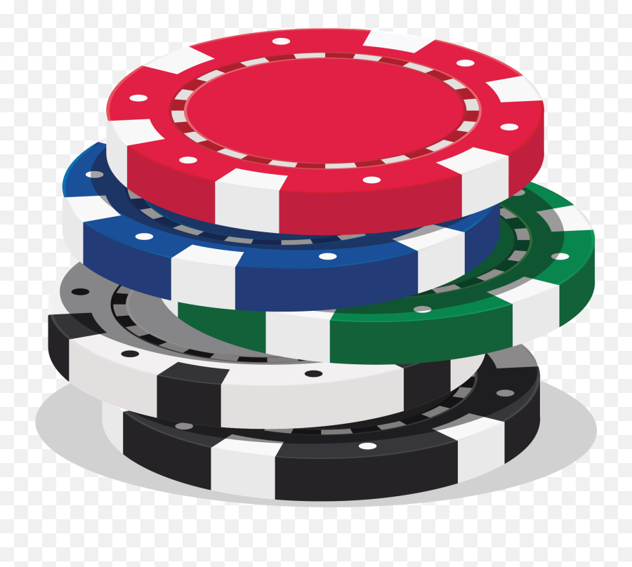 Download Poker Chip Stack - Poker Chip Vector Emoji,Poker Chip Png