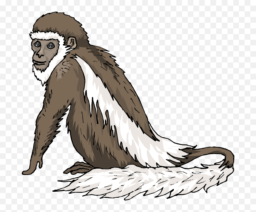 Free Monkey Clipart - Colobus Monkey Clip Art Emoji,Clipart Monkey