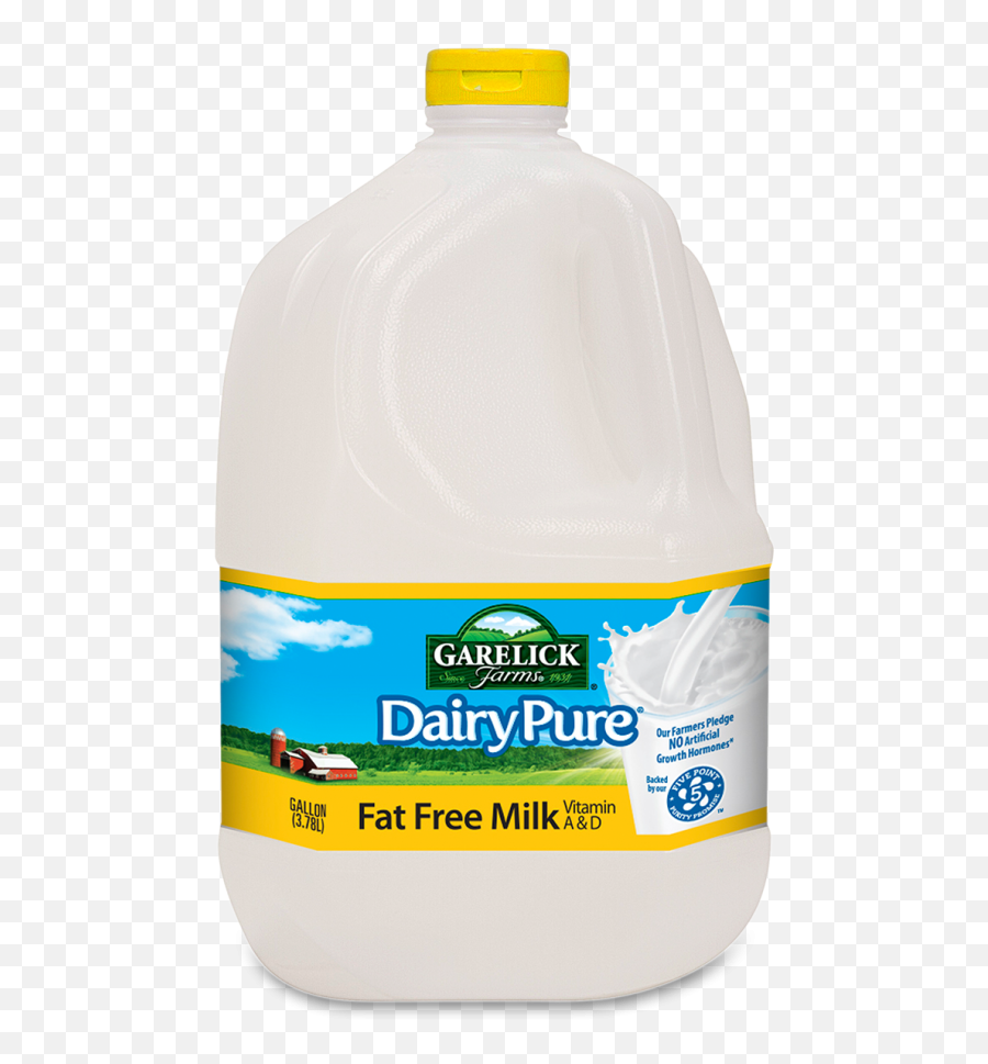Download Dairypure Fat Free Milk - Dairy Pure Skim Milk Lactose Free Milk Transparent Background Emoji,Milk Transparent Background