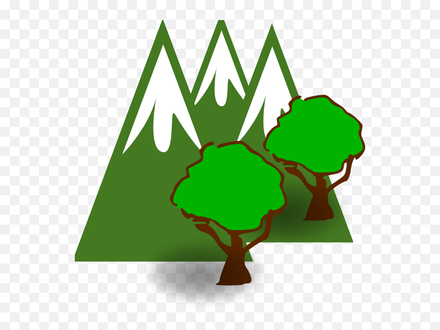 Forest Mountain Clipart Full Size Png Download Seekpng - Mountain And Forest Clipart Emoji,Mountain Clipart Png