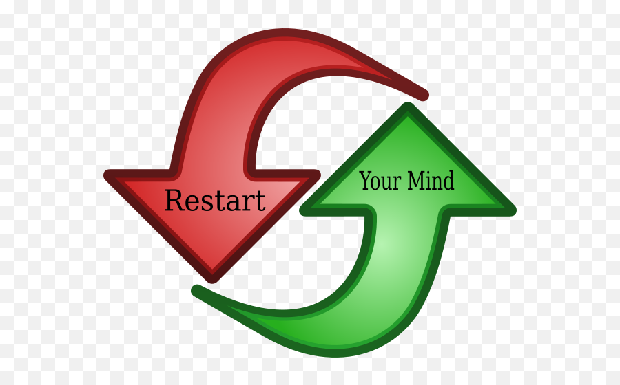 Restart Your Mind Clip Art At Clker - Reset Beats Headphones Emoji,Mind Clipart