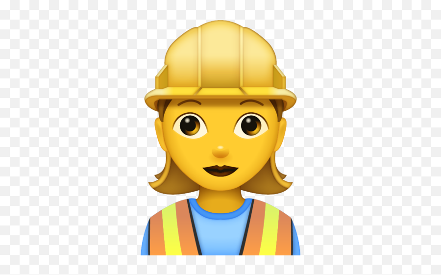 Woman Construction Worker - Construction Worker Emoji,House Emoji Png