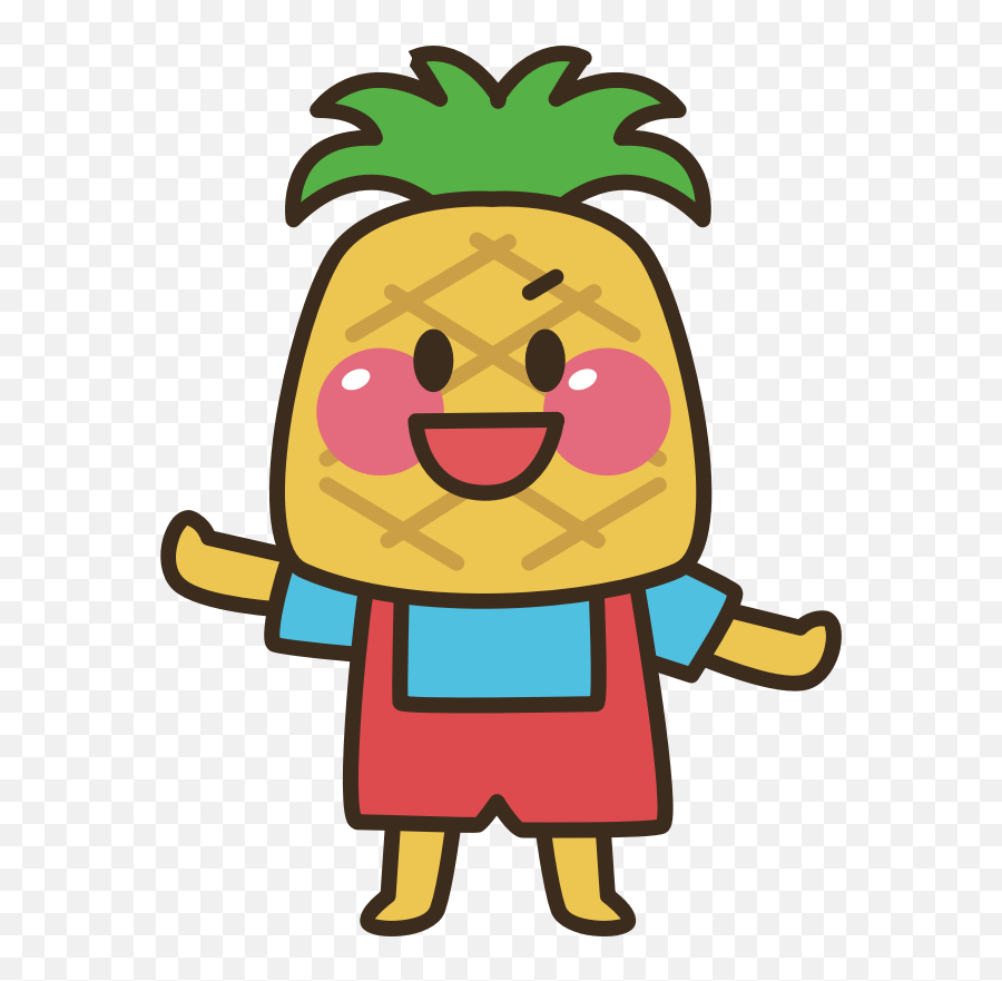 Openclipart Emoji,Cute Pineapple Clipart