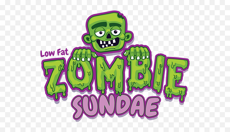 Dessert Cups 3 Oz Low Fat Zombie Sundae Cup Emoji,Zombie Logo