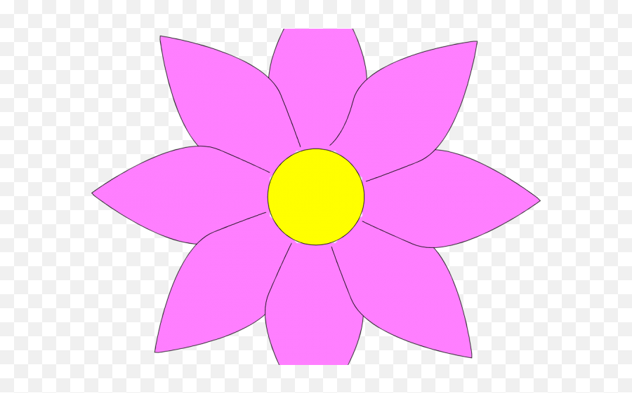 Spring Flowers Clipart - Symmetrical Flower Clipart Emoji,Spring Flowers Clipart
