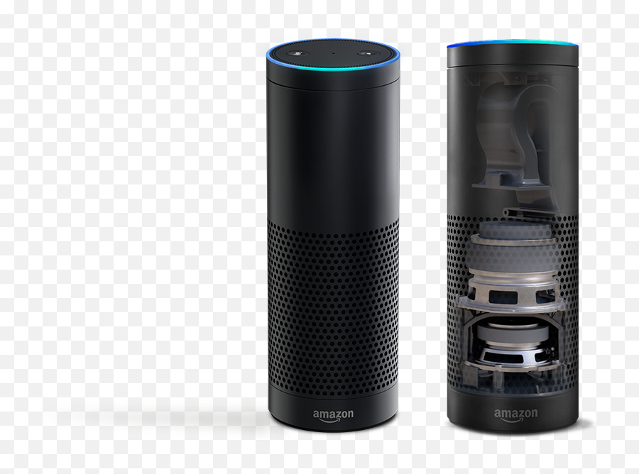 Download Hd Amazon Echo - Parts Of Alexa Echo Transparent Emoji,Amazon Alexa Png
