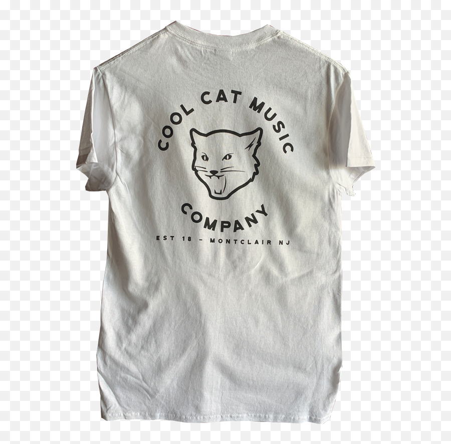 Cool Cat Music Company T Shirt - White U2014 Cool Cat Music Company Emoji,Cool Cat Png