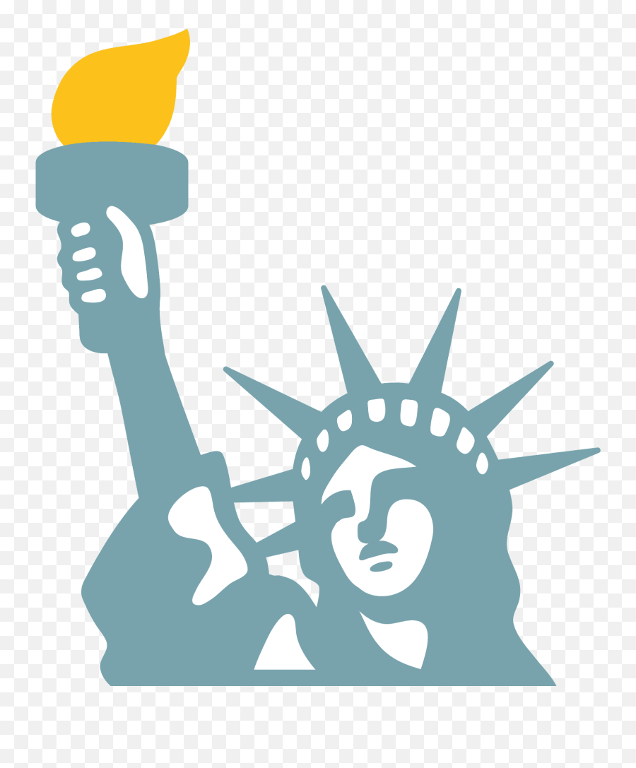 Statue Of Liberty Emoji Clipart - Language,Statue Of Liberty Clipart