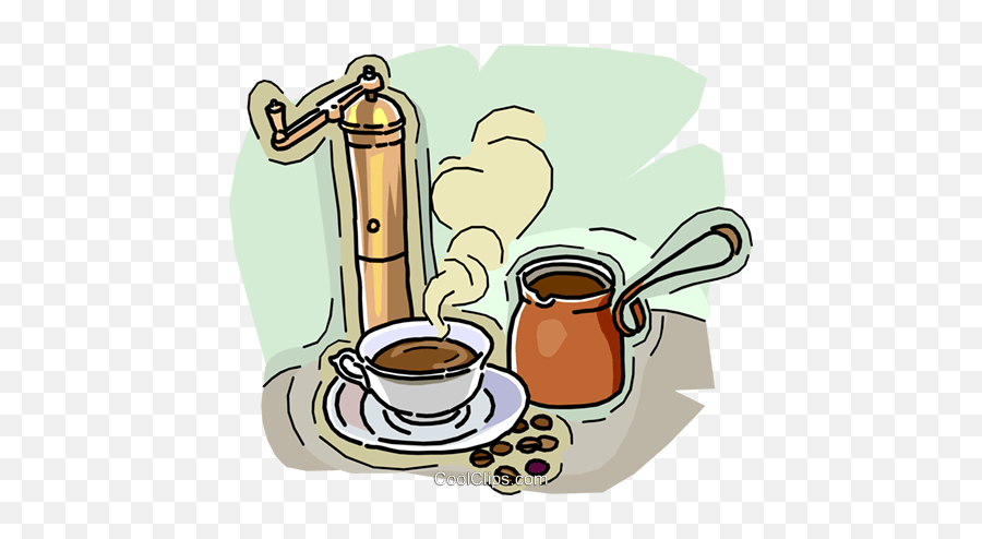 Coffee Grinder Coffee Pot Cup Of Coffee Royalty Free Vector Emoji,Coffee Cups Clipart