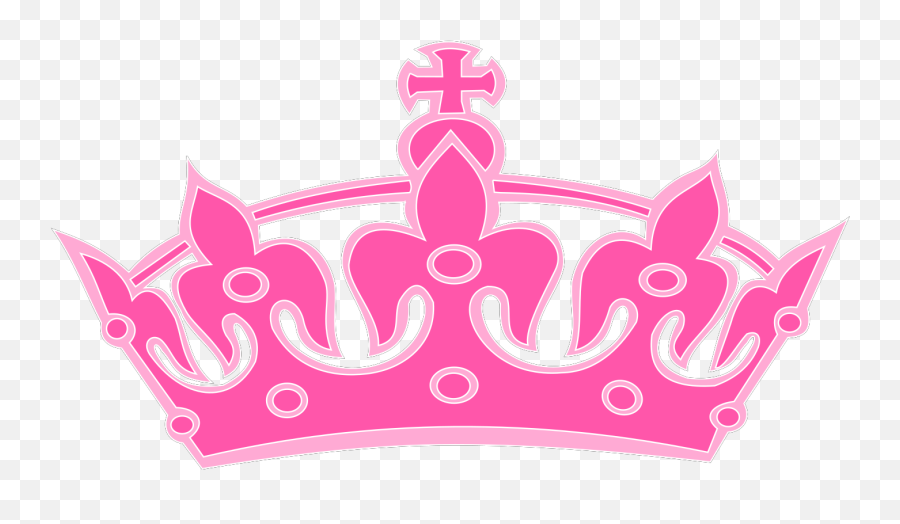 Pink Tiara Svg Vector Pink Tiara Clip Art - Svg Clipart Transparent Background Princess Crown Png Emoji,Tiara Clipart