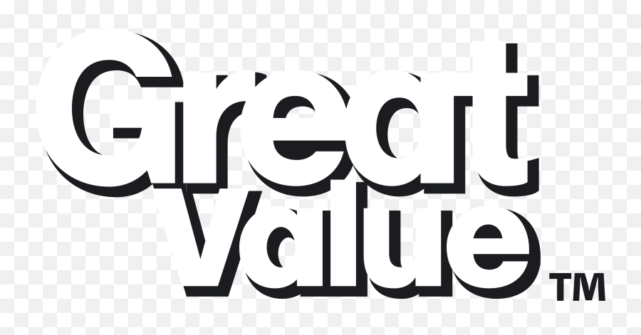 Download Walmart Great Value Logos Png - Great Value Logo Png Emoji,Walmart Logo