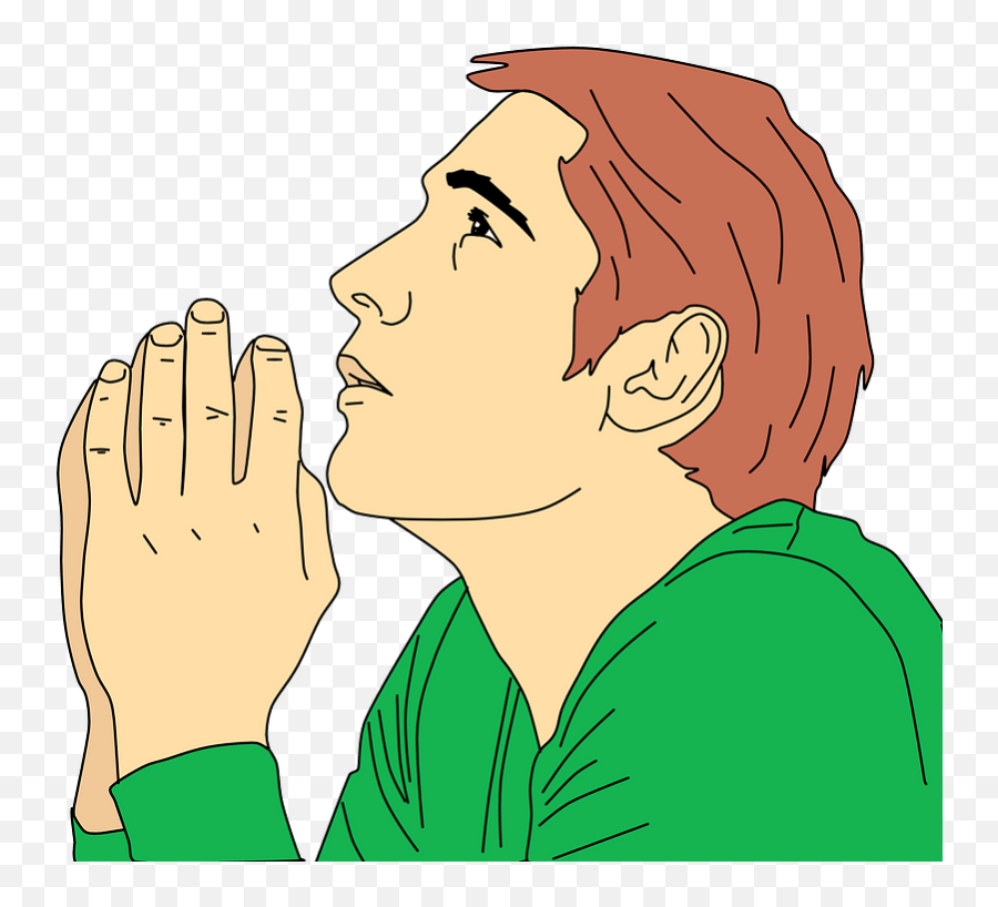 Praying Man Clipart - Praying Man Clipart Png Emoji,Praying Clipart