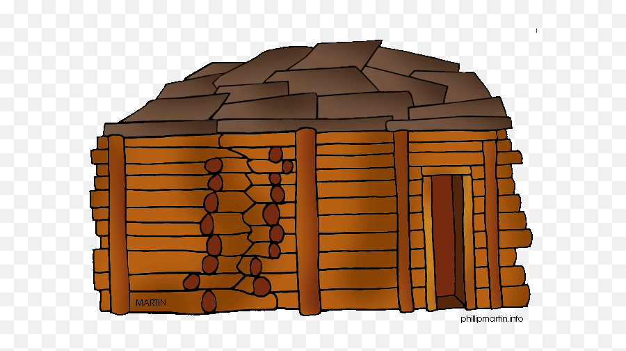 Free Native Americans Clip Art - Native American Plank House Clipart Emoji,Native American Clipart