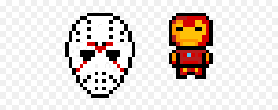 Friday The 13th And Iron Man - Circle Clipart Full Size Pixel Art Ghost Transparent Emoji,Friday The 13th Logo