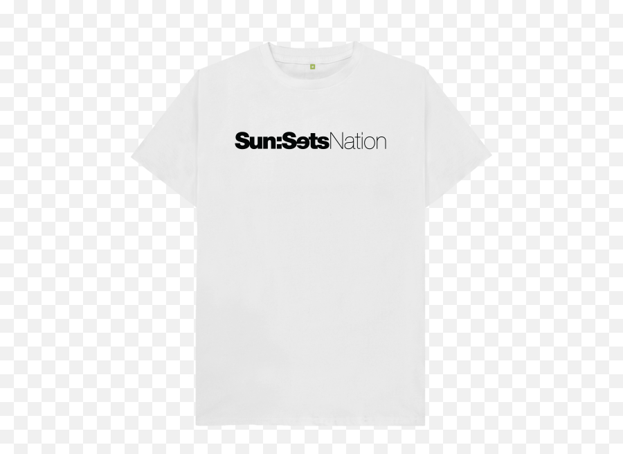Sunset Logo T - Shirt Short Sleeve Emoji,Sunset Logo